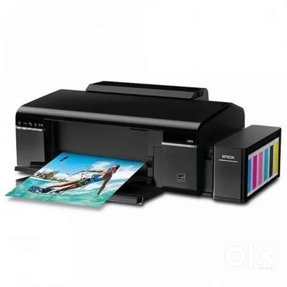 Epson L805 Photo Printer A4 6 Colors, Built-in Ink Tank, Wi-Fi, USB