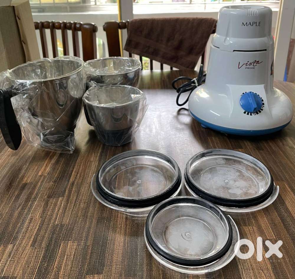 Maple vista prime Mixie New with 3 steel jars for special price