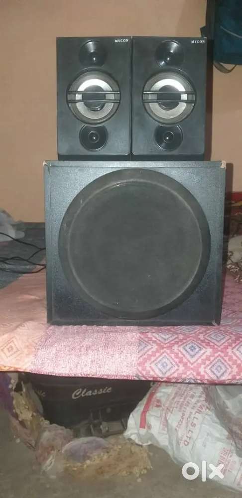 Speakers, woofer,4.1,2.1 hometheater system and 4g mobiles