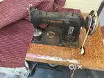 Usha tailoring machine with motor in good condition