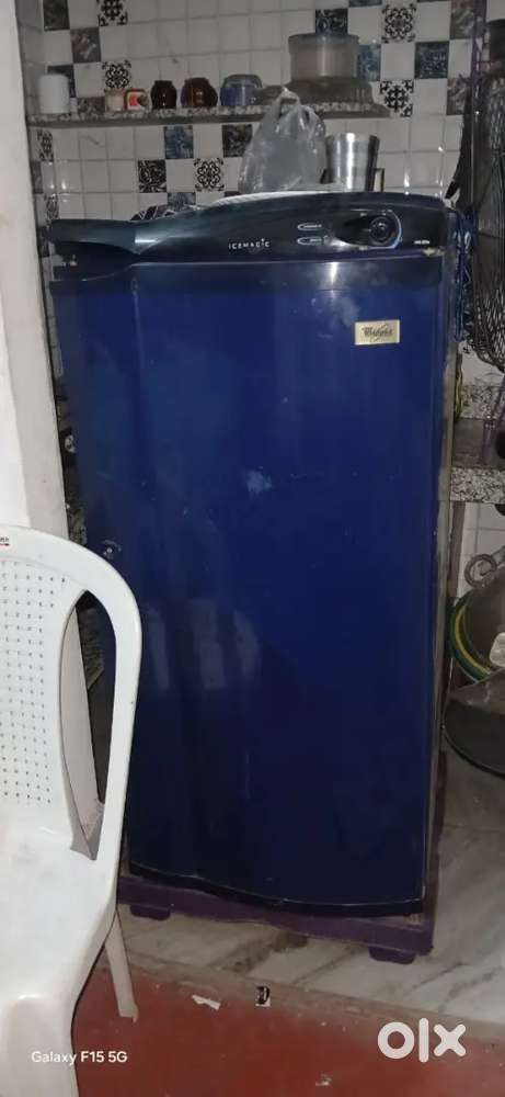 Whirlpool icemagic single door fridge (blue colour)