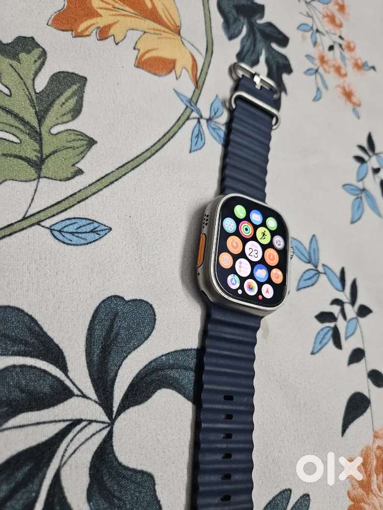 Apple watch ultra 49MM Blue alpine Loop with cable