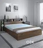 Monday sale buy new Double bed with box -6499/-EMI bhi