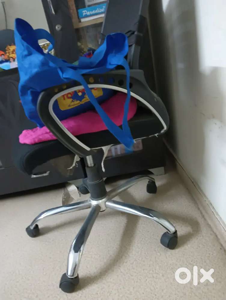 Chair and Study table with cupboard for sale