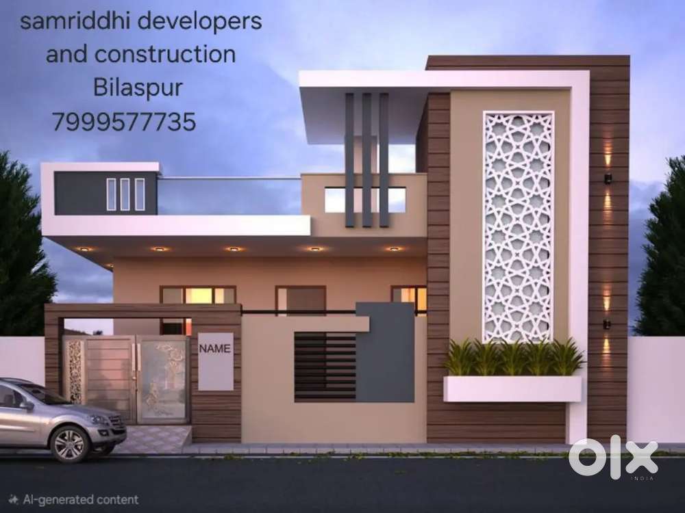 Residential house and plot