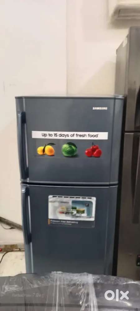 Double door fridge with warranty and good condition