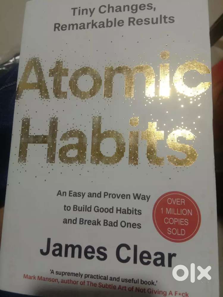 Book-Atomic habits, unused, no dents & no stractes