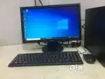 Desktop computer full set with led and mouse and key board