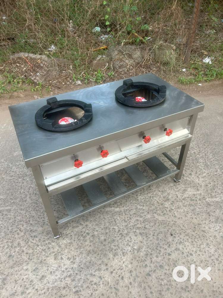 Stainless steel 2-Burnal stove(Chinese)