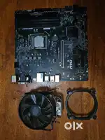 Motherboard, Processor, Ram and Cooler