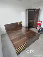 Non storage bed  door wardrobe