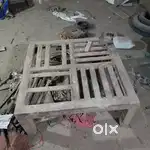 Wooden  table Size 3×3 height  15 inch