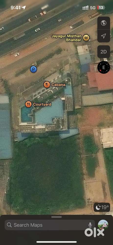 2000sqft open space boundry wall