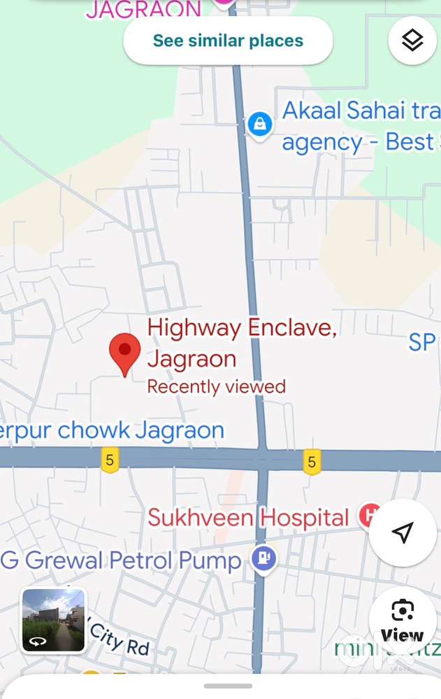 5 biswa plot , Next to highway , bus stand