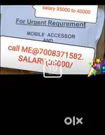 EMERGENCY JOB VACANCY REQUIRED @SALES EXECUTIVE PART TIME @wholesale