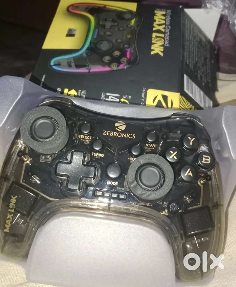 Wireless Gamepad of Zebronics Maxlink  and A Bicycle