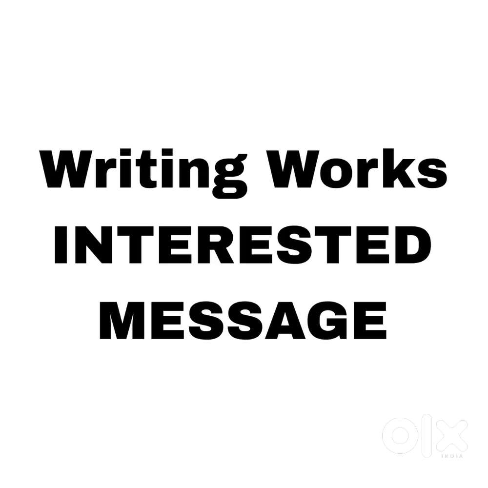 Writing jobs are available