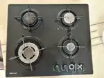 4 burner glass top hob in good condition