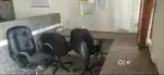 fully furnished office with boss cabin