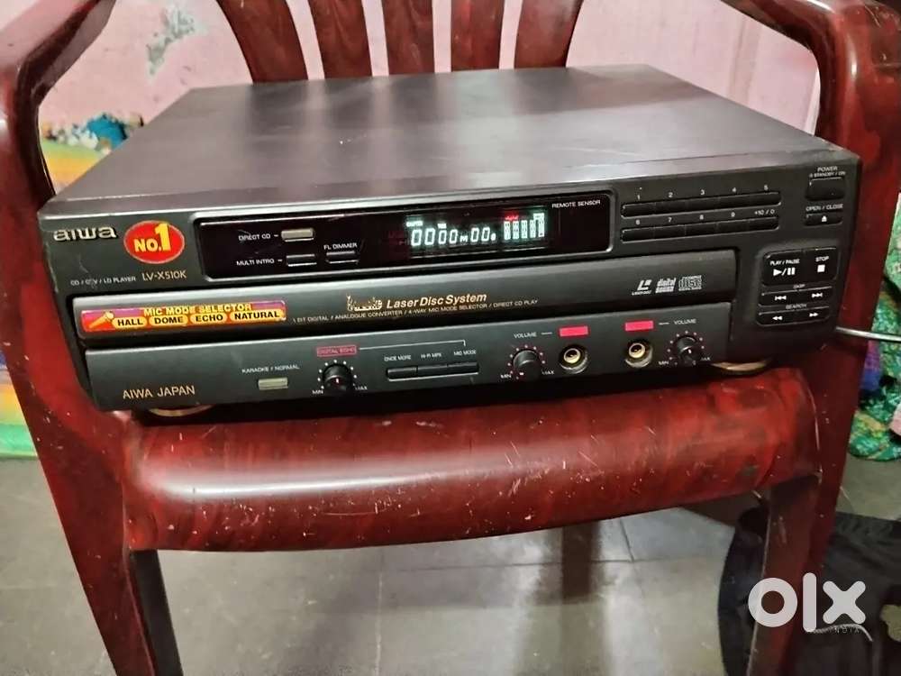 Vintage Aiwa CD CVD LD not use last 10 years power on