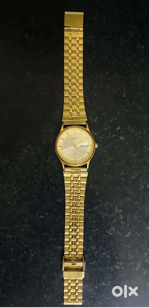Golden coulour watch