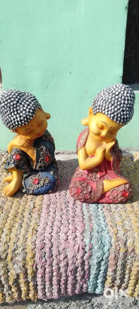 two piece of buddha statue made by special material size
