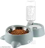 2 in 1 Bowl Water and Food Cat Feeder
