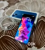 iPhone 13 5g (128 gb) Blue Colour Excellent Condition.