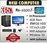 New computer 1 year warranty