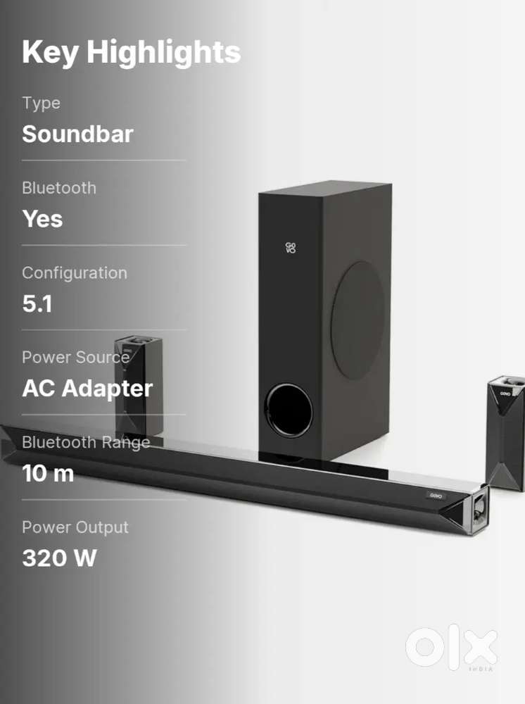 Govo soundbar 320w
