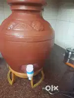 Clay Pot Matka with Tap and stand
