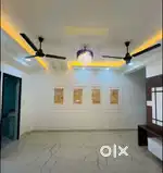 3bhk corner flat semi furnished