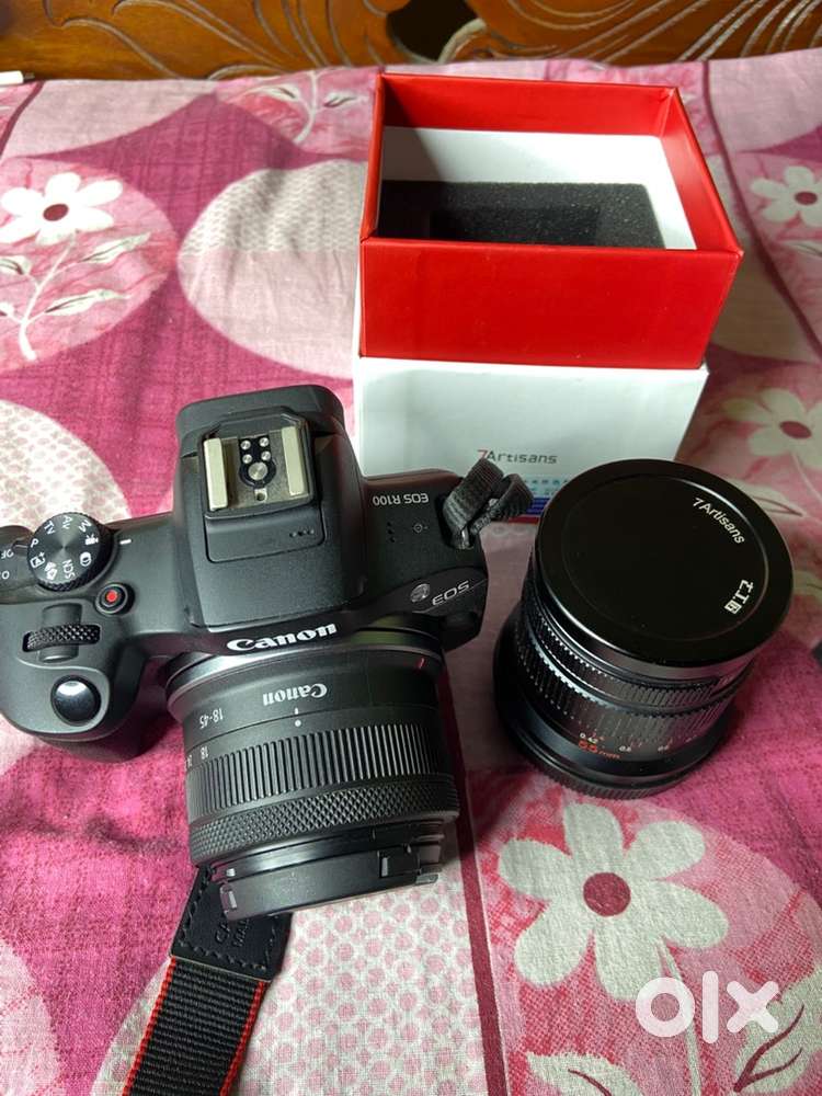 Canon R100 4k dslr + 55mm lens