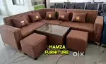 HAMZA FURNITURE NEW DESIGNER STYLISH LUXURY LOOK L SHAPE SOFA SET