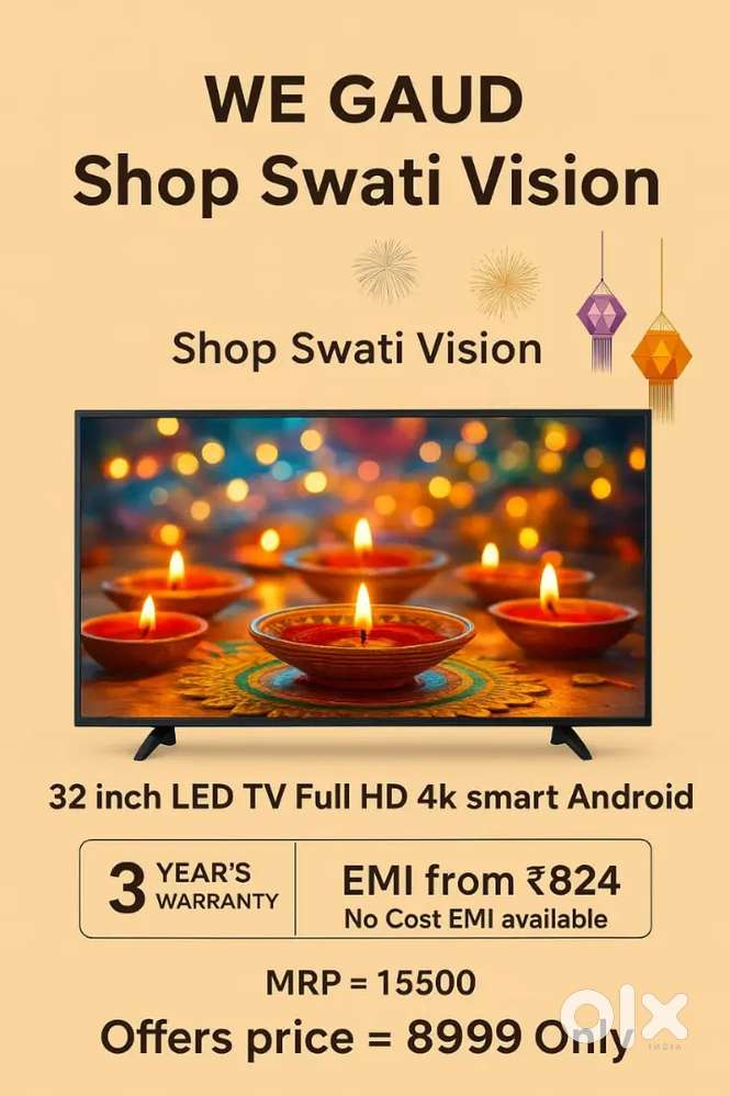 32 inch smart Android LED TV Full HD 4k seal pack