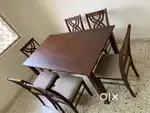 6 seater dining table & chairs set