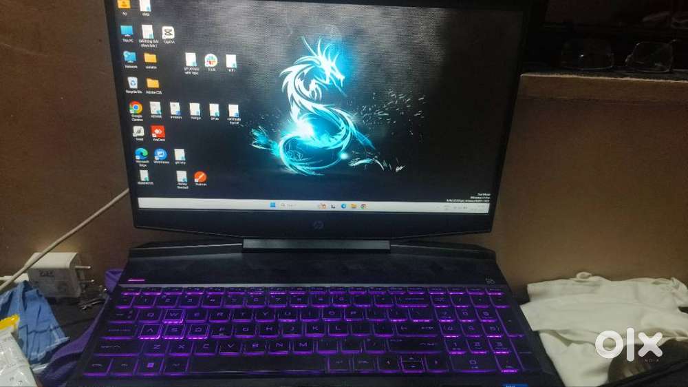 Hp pavilion gaming 15 8gb ram 256 SSD 1 tb hdd with 4gb nvidia graphic