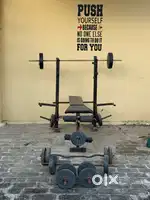Bench Press with Dumbles and Wt Bar