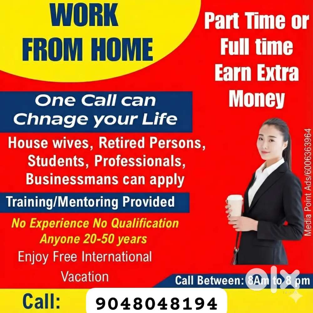 Part time jobs interested candidates contact me