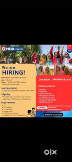 Relationship manager and senior sales officer