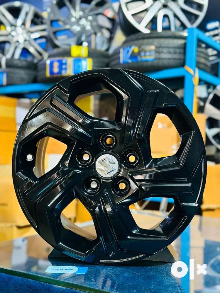 16}inch Maruthi Brezza Black Stock Alloy wheels set of 4