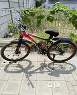 Single speed Cradiac mountain bike cycle with 29 inches tyres