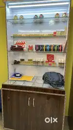 Wardrobe with shelves