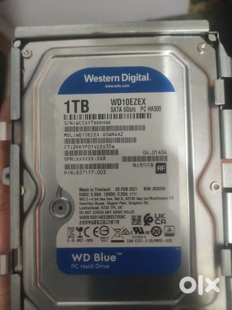 Wd pc hdd 1tb