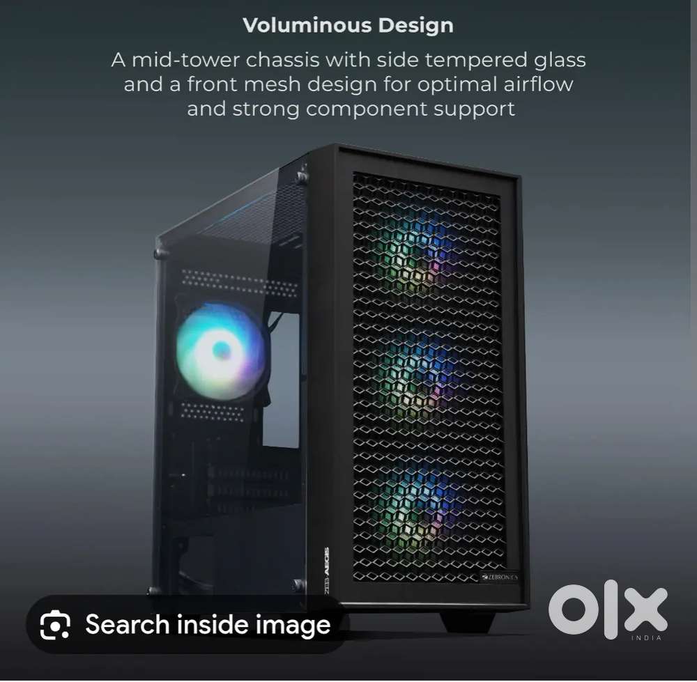 GAMING CPU ONLY 32999/- CORE I7 8TH GEN 16 GB RAM 256 GB SSD 6 GB GPU