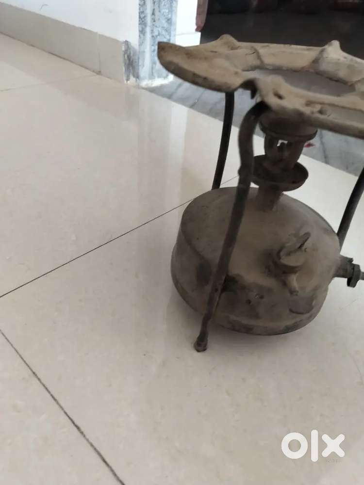Antique brass stove