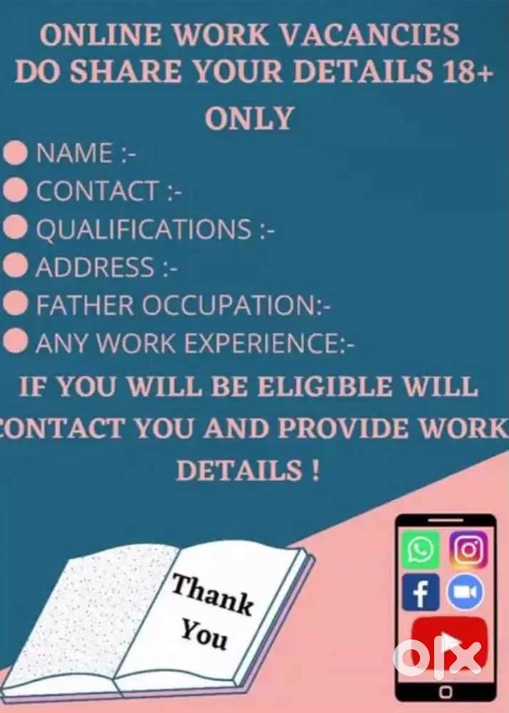 Work Online/ work Part time Full time