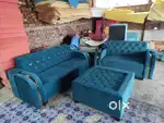 C green colour me sofa set