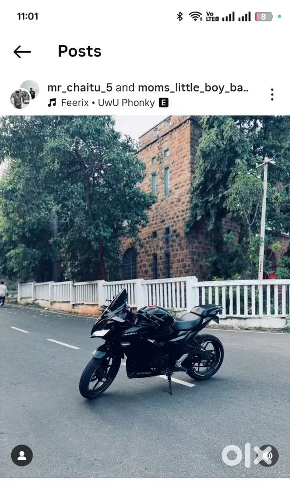 Duke 250 or 390 exchange with gixxer sf 150