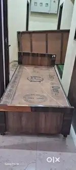 Wooden bed